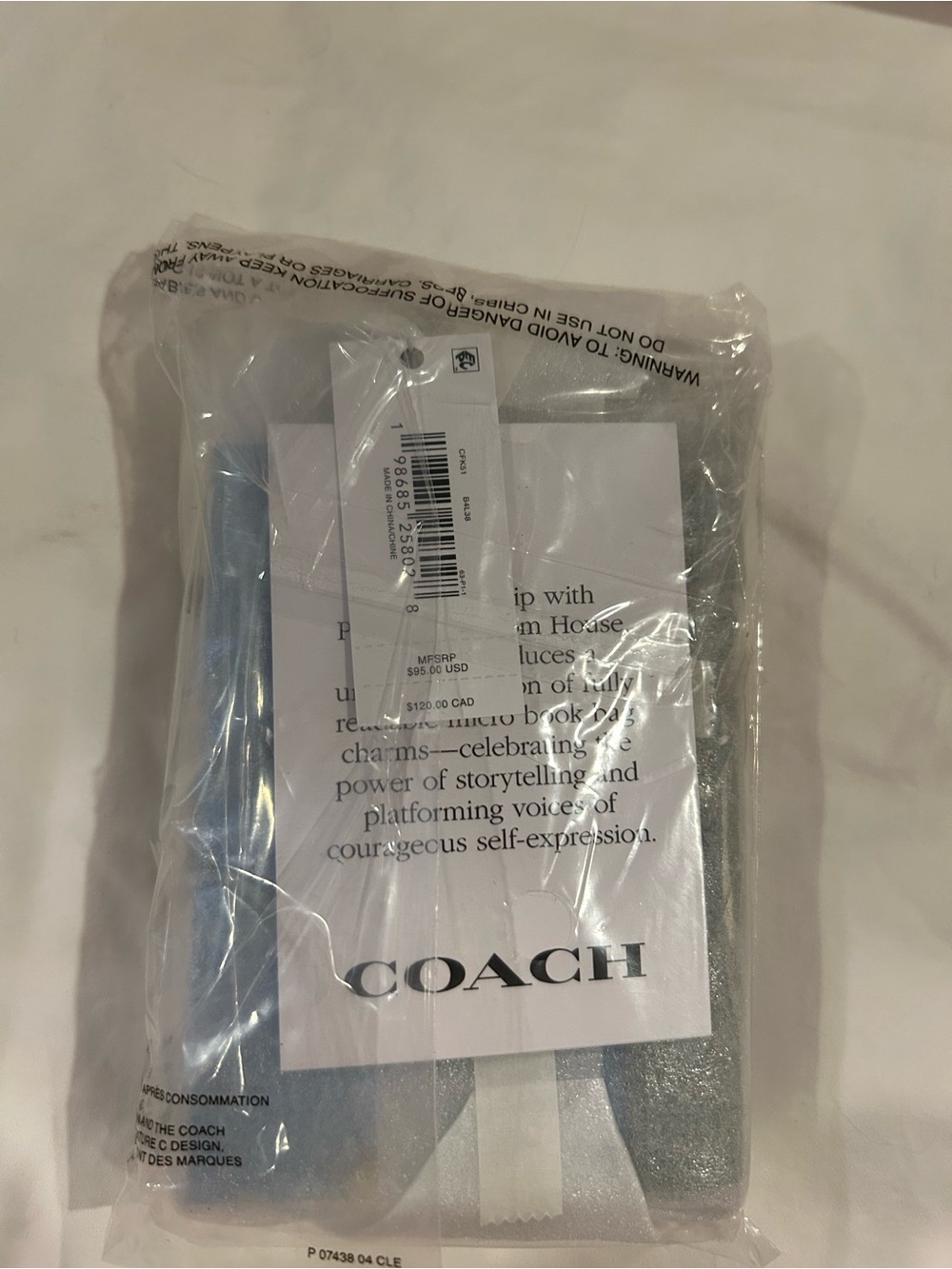 Coach Book Bag Charm—Little Fires Everywhere—NWT - Picture 6 of 7